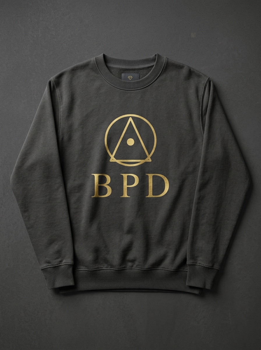 BPD Heavyweight Crewneck — Pepper